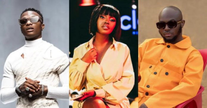 gyakie, wizkid and king promise gyakie, wizkid and king promise