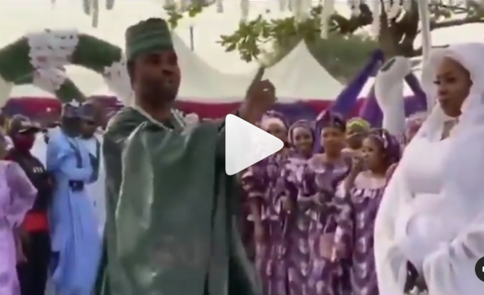 Groom warns MC to stop asking him to dance