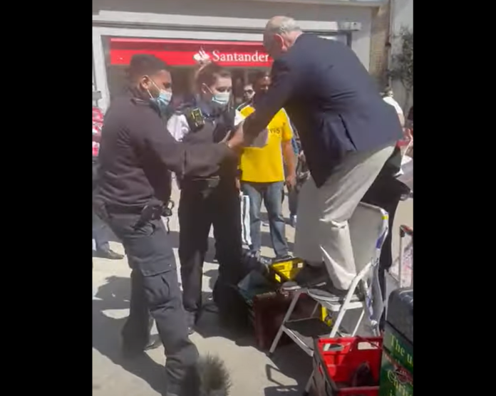 Street preacher, 71, arrested for ‘distressing’ public with ‘homophobic’ rants