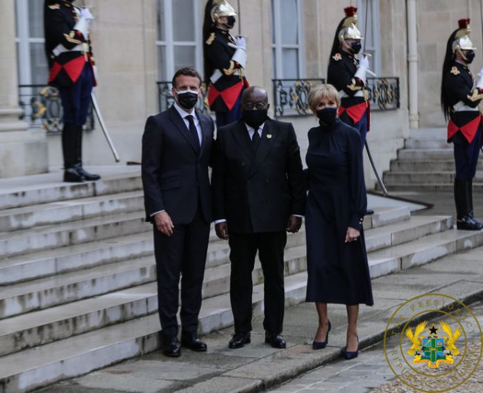 Macron receives Akufo-Addo at Elysee Palace ahead of Summit Macron receives Akufo-Addo at Elysee Palace ahead of Summit