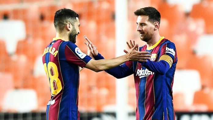 Lionel Messi (R) celebrates Image credit: Getty Images Lionel Messi (R) celebrates Image credit: Getty Images