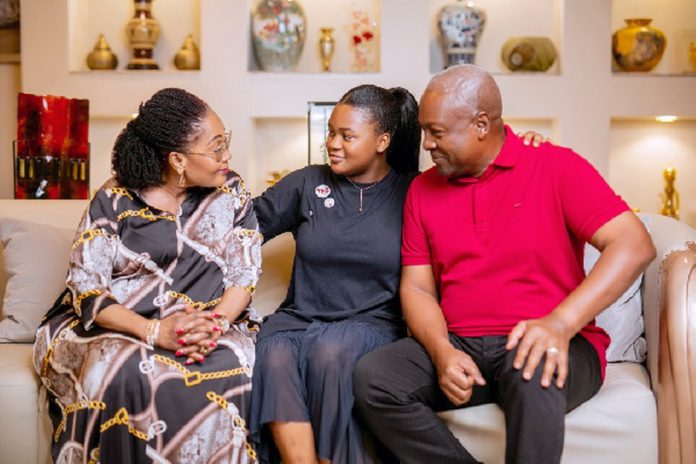 John Mahama, Farida and Lordina John Mahama, Farida and Lordina