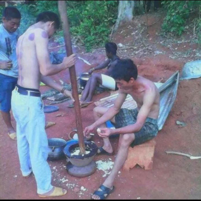 Chinese-pounding-fufu