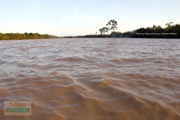 Exclusive photos- Check out the current state of River Pra amid Galamsey fight
