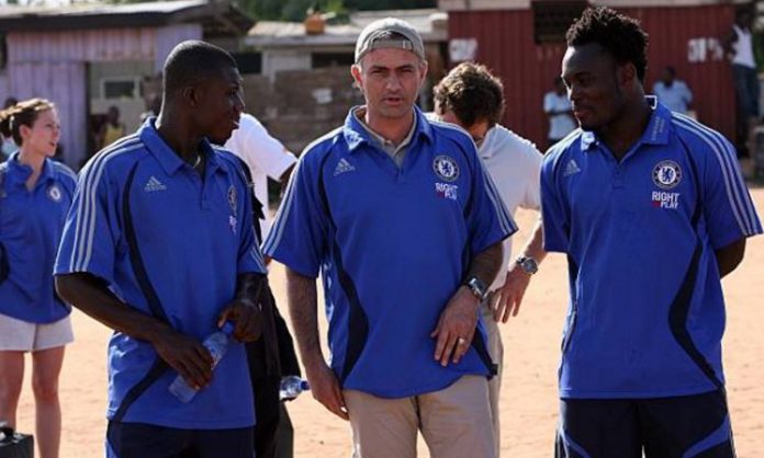 Mourinho & Essien in Ghana Mourinho & Essien in Ghana