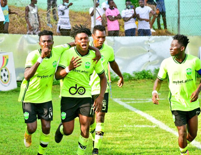 Dreams FC celebrate Dreams FC celebrate