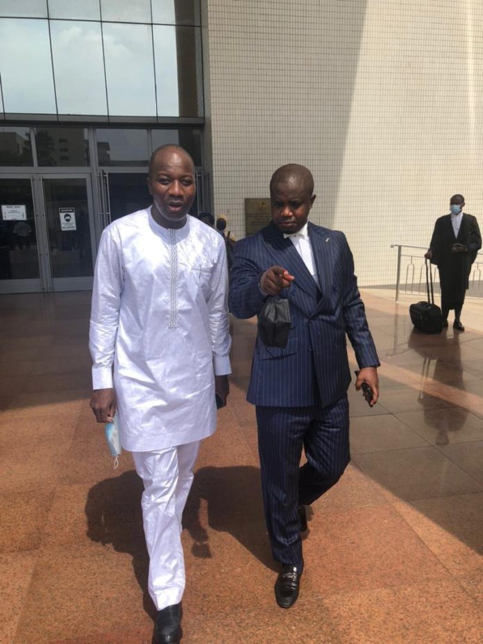 Mahama Ayariga and lawyer Edudzi Tamakloe