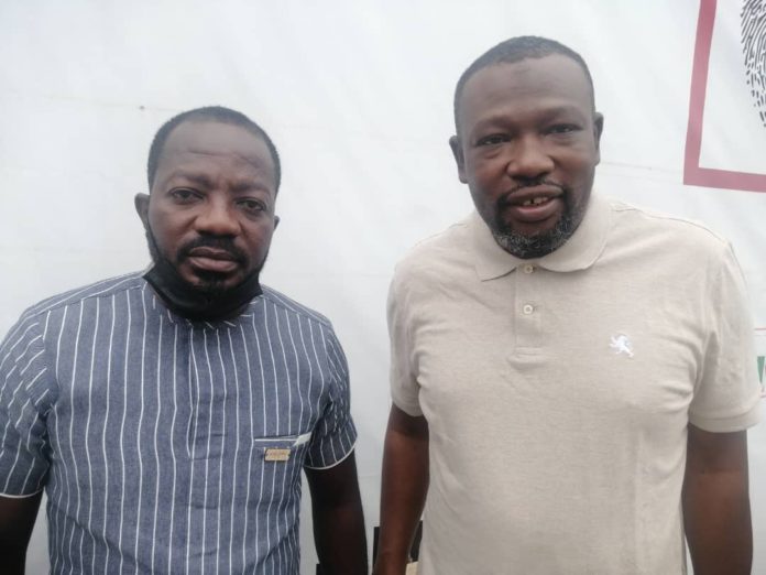 Papa Mystero of Asempa FM and Aziz Haruna Futah Papa Mystero of Asempa FM and Aziz Haruna Futah