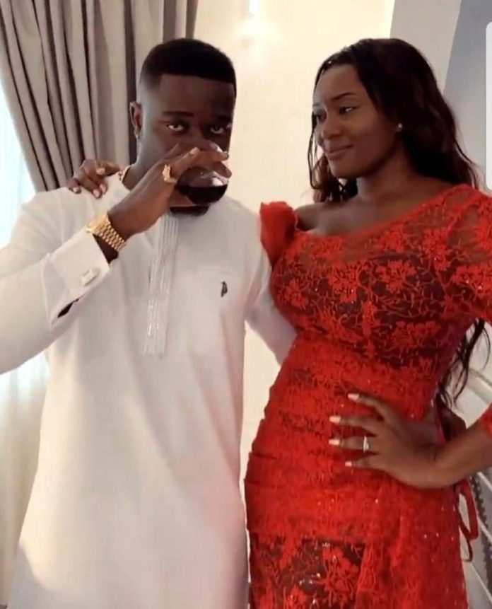 Sarkodie and wife, Tracy