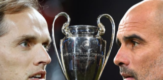 Thomas Tuchel [L] and Pep Guadiola [R]