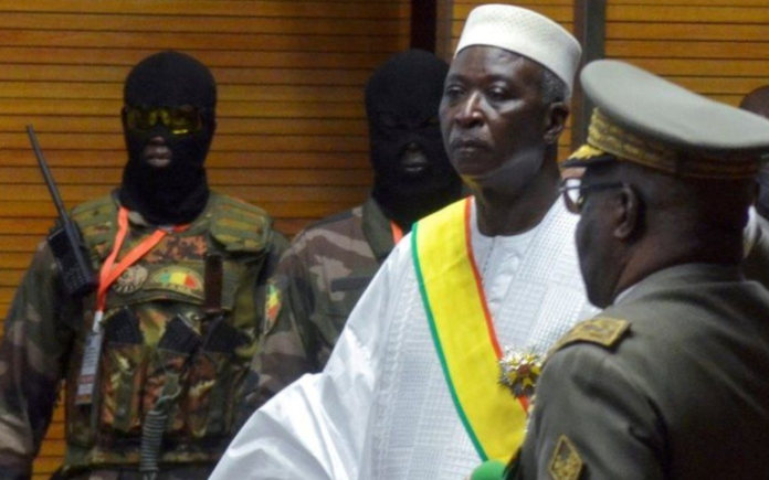 President Bah Ndaw (centre) is reportedly being held by Malian soldiers near the capital Bamako President Bah Ndaw (centre) is reportedly being held by Malian soldiers near the capital Bamako