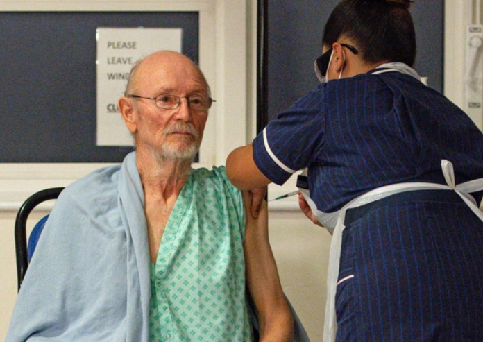 The second person in the world to get the Pfizer-BioNTech jab has died of an unrelated illness.