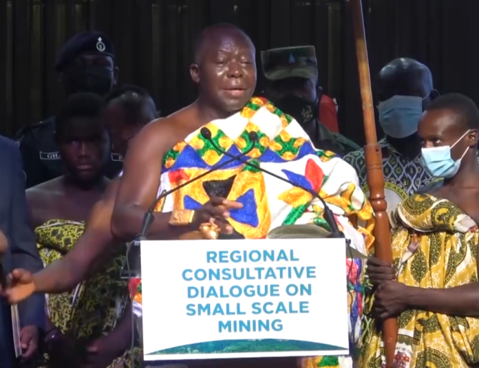Asantehene Otumfuor Osei Tutu II Asantehene Otumfuor Osei Tutu II at the Regional Consultative Dialogue on Small Scale Mining