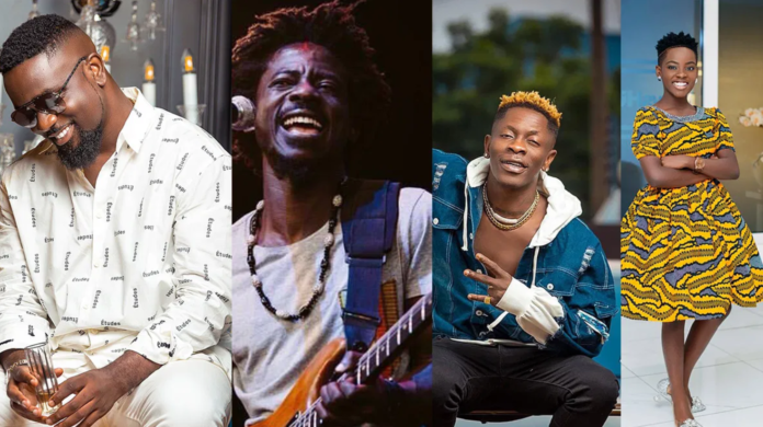 Sarkodie, Kwame Yeboah, Shatta Wale and DJ Switch