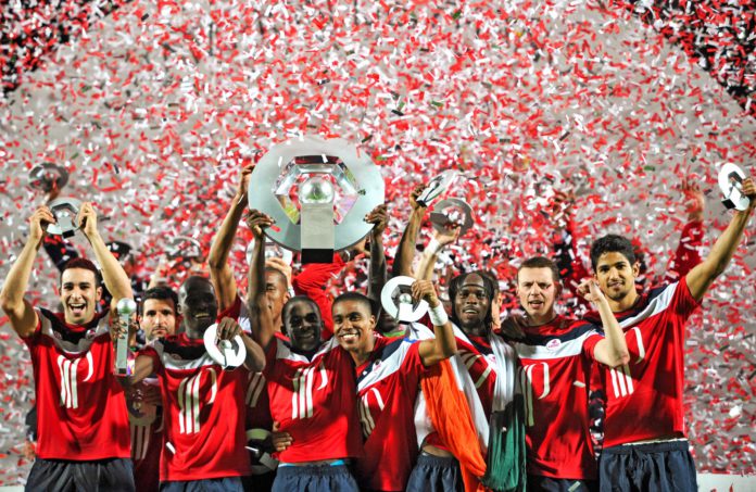 Lille celebrate Lille celebrate