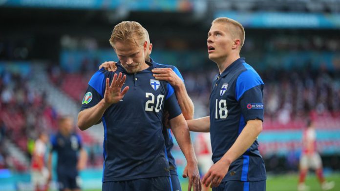 LIVE image from the UEFA EURO 2020 Group B match between Denmark and Finland at Parken Stadium Image credit: Getty Images LIVE image from the UEFA EURO 2020 Group B match between Denmark and Finland at Parken Stadium Image credit: Getty Images