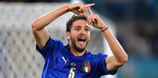 Locatelli celebrates his goal Image credit: Getty Images