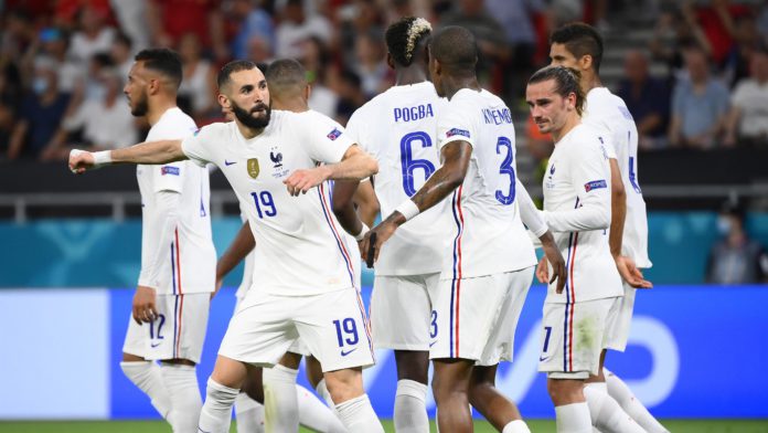 Benzema celebrates his equaliser Image credit: Getty Images Benzema celebrates his equaliser Image credit: Getty Images