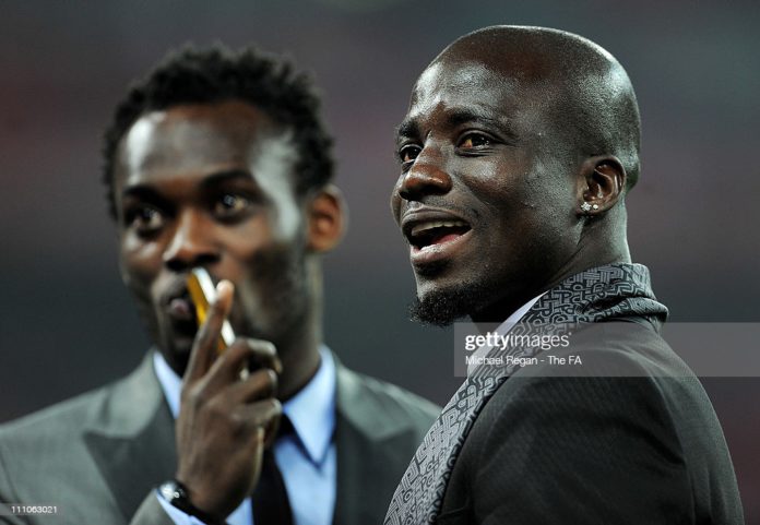 Stephen Appiah and Micheal Essien