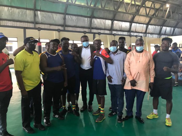 Sports Minister with Black Bombers Sports Minister with Black Bombers