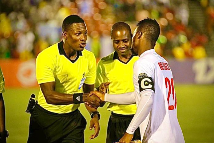 Referee Daniel Laryea Referee Daniel Laryea