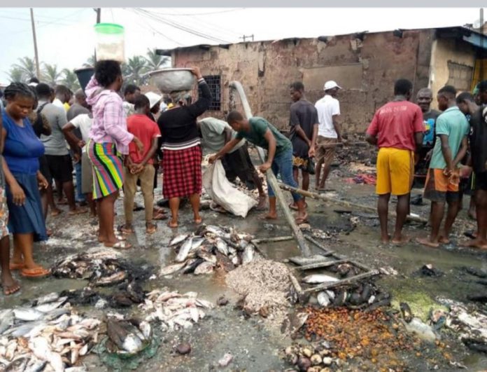 Elmina fish market