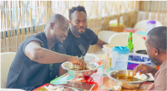 Stephen Appiah, Michael Essien and Fiifi Tackie Stephen Appiah, Michael Essien and Fiifi Tackie