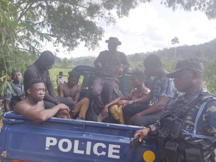 Military men storm Bekwai forest, arrest illegal miners