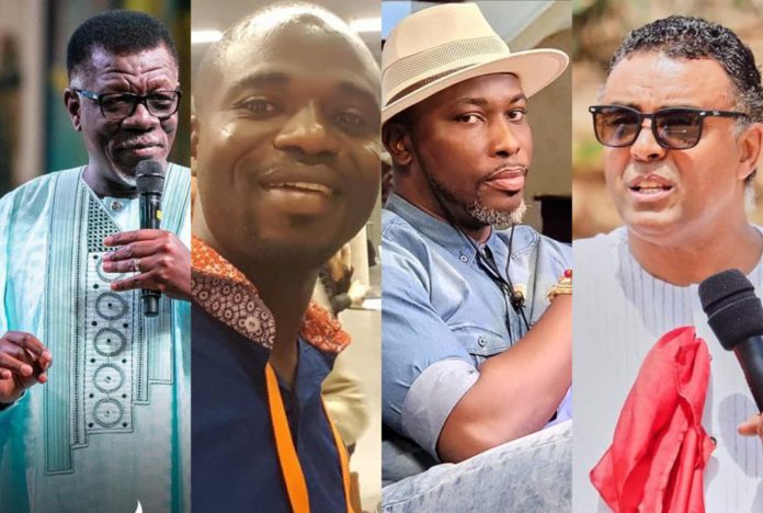 L-R: Mensa Otabil, Manasseh Azure, Kwame A Plus and Dag Heward-Mills
