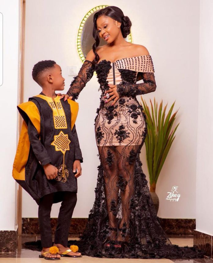 Akuapem Poloo and son