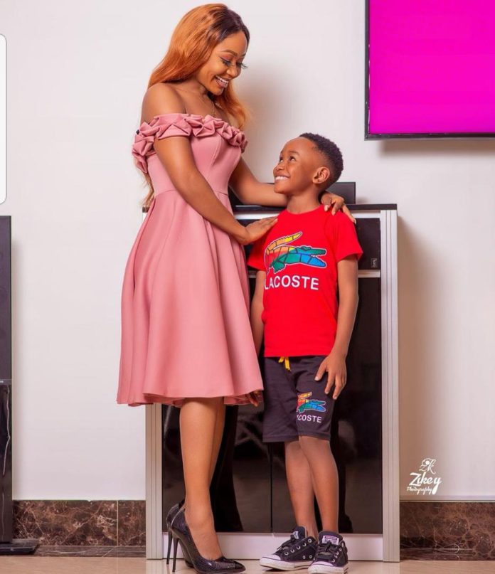Akuapem Poloo and son