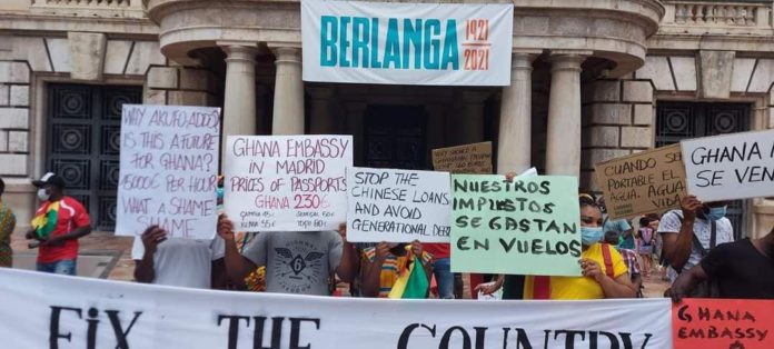 fix the country demo in spain