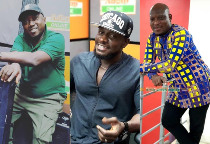 L-R: Dj Awanna, Jerry Justice & Bright Kwesi Asempa