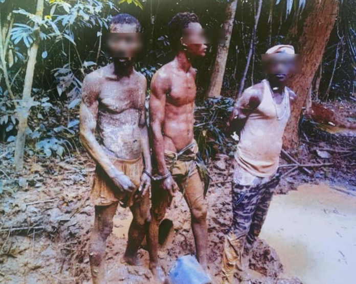 3 Illegal miners jailed 45 years, fined GH¢720,000