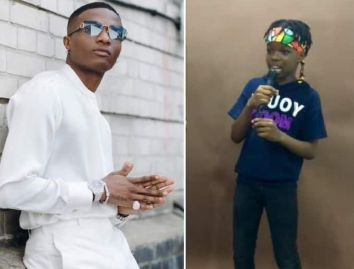 Wizkid and his son