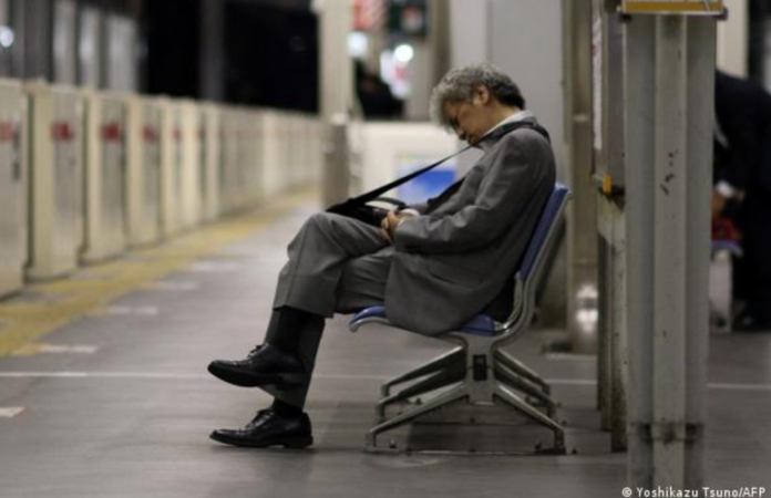 There are regular stories about workers either falling ill due to excessive overtime or taking their own lives due to stress There are regular stories about workers either falling ill due to excessive overtime or taking their own lives due to stress