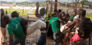 Kotoko supporters heckling journalist