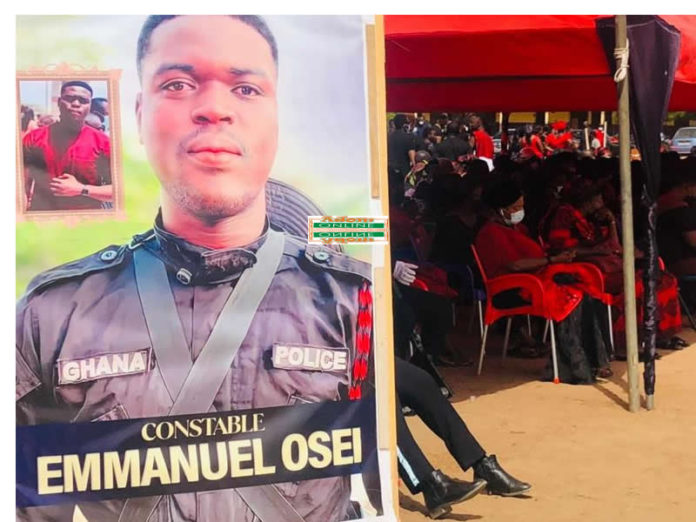 Hundreds bid farewell to policeman killed in bullion van robbery Hundreds bid farewell to policeman killed in bullion van robbery