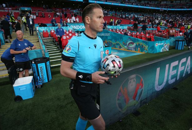 Referee Danny Makelie was criticised for his decision to hand England a penalty in extra-time Referee Danny Makelie was criticised for his decision to hand England a penalty in extra-time
