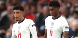 Jadon Sancho and Marcus Rashford were both abused after missing penalties