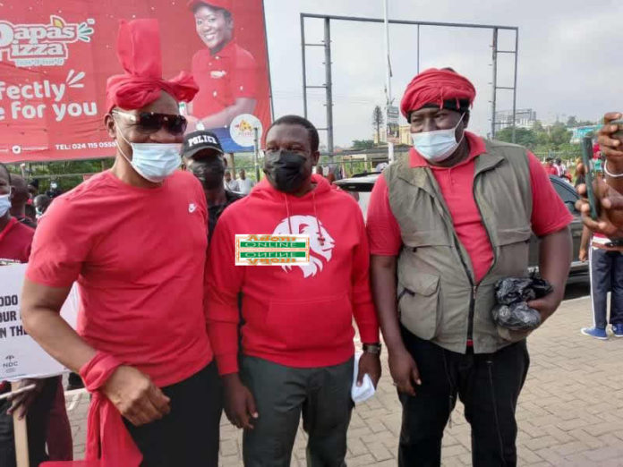 NDC embarks on ‘March For Justice’ demo NDC embarks on ‘March For Justice’ demo