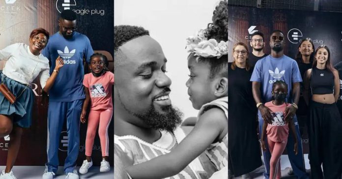 Sarkodie and daughter Titi Sarkodie and daughter Titi
