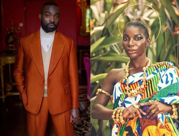 Paapa Essiedu, a British actor and Michaela Ewuraba Boakye Coel, actress Paapa Essiedu, a British actor and Michaela Ewuraba Boakye Coel, actress