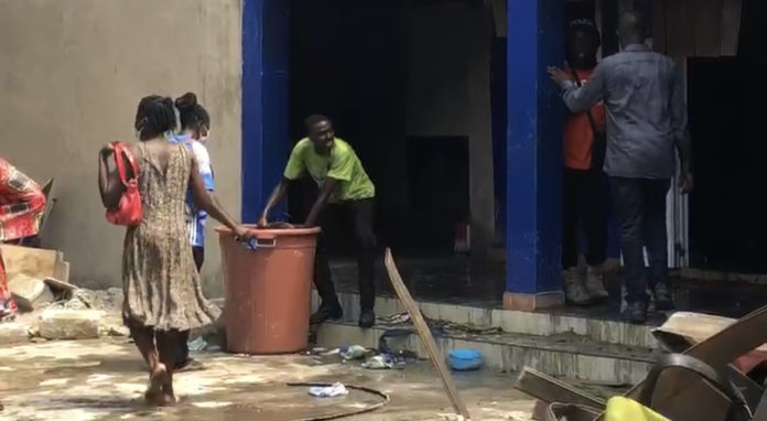 CMB Police station fire