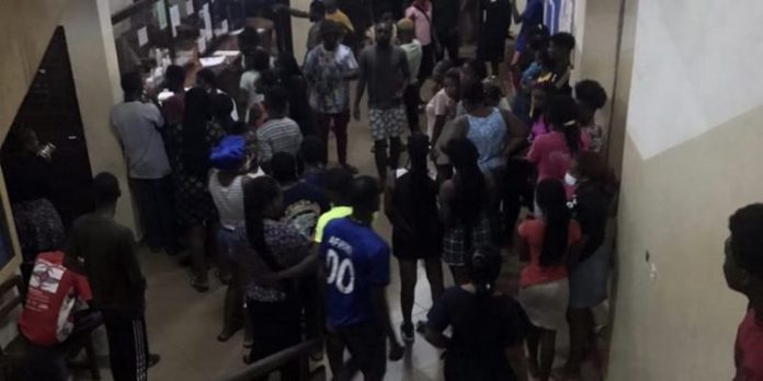 Young man rushed to hospital after falling from 3rd floor in University of Ghana Young man rushed to hospital after falling from 3rd floor in University of Ghana