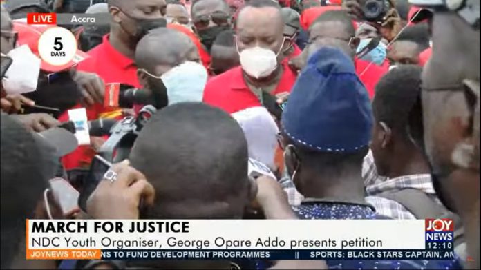 Georeg Opare Addo- NDC March for Justice