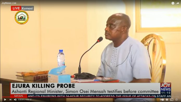 Simon Osei-Mensah Ashanti regional Minister