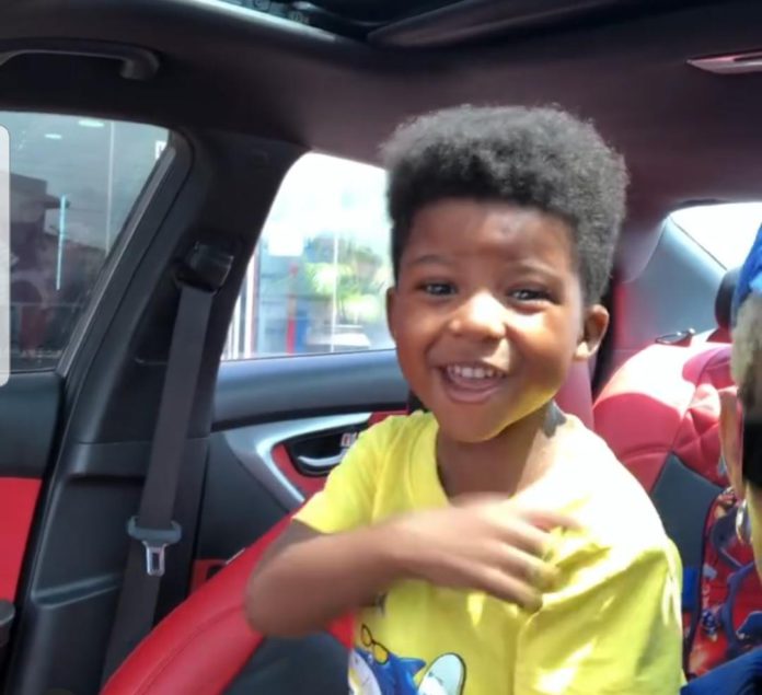 KiDi's son, Zayne