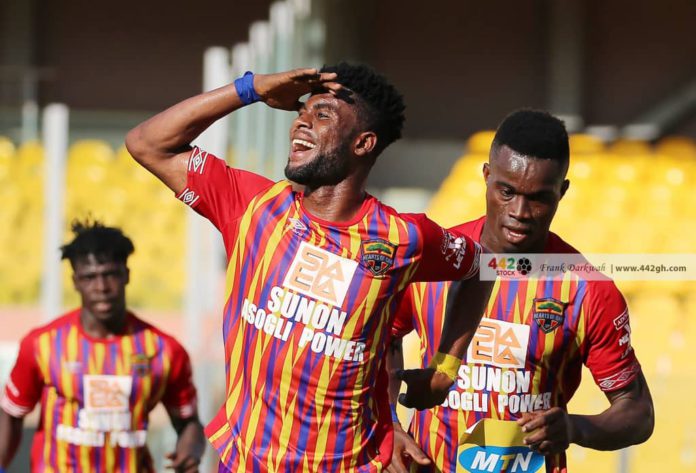 Afriyie Barnieh celebrates Afriyie Barnieh celebrates