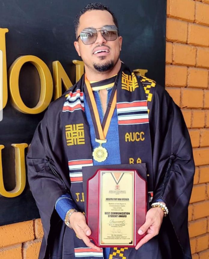 Van Vicker bags best student awards as he graduates from University